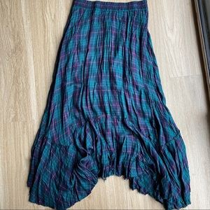 Easel Plaid Skirt - Small